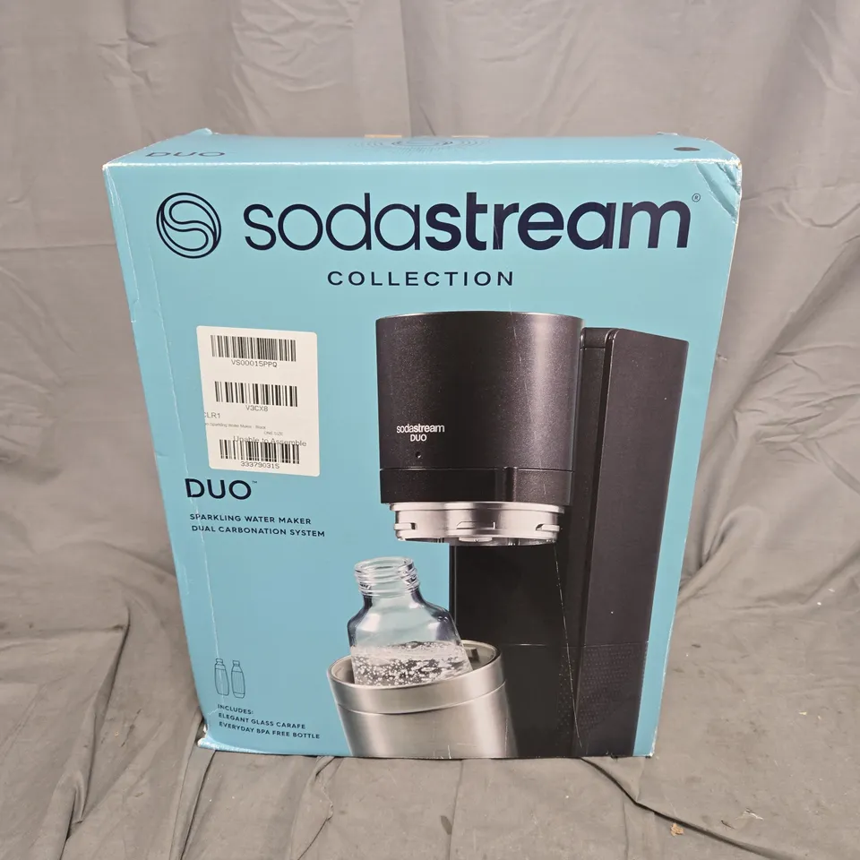 SODASTREAM DUO SPARKLING WATER MAKER - BLACK
