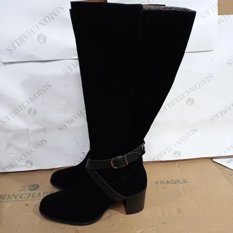 EASTON- BLACK SUEDE LEATHER BOOTS SIZE 7