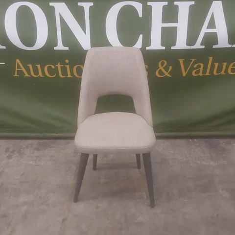 DESIGNER FABRIC UPHOLSTERED DINING CHAIR