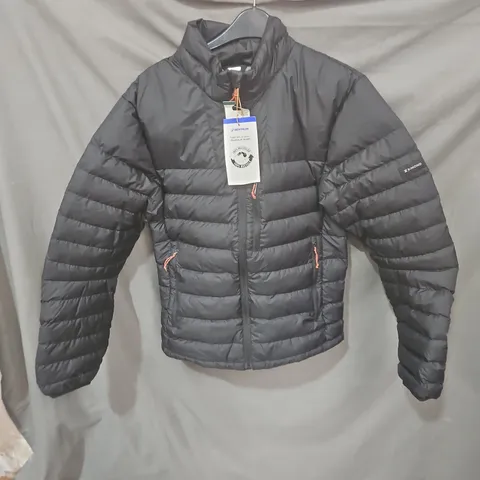 DECATHLON FEATHER & DOWN PUFFER JACKET – BLACK SIZE S