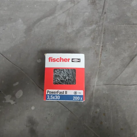 FISCHER POWERFAST II PLASTIC WALL PLUGS 3.5 X 30 MM – 200 PCS