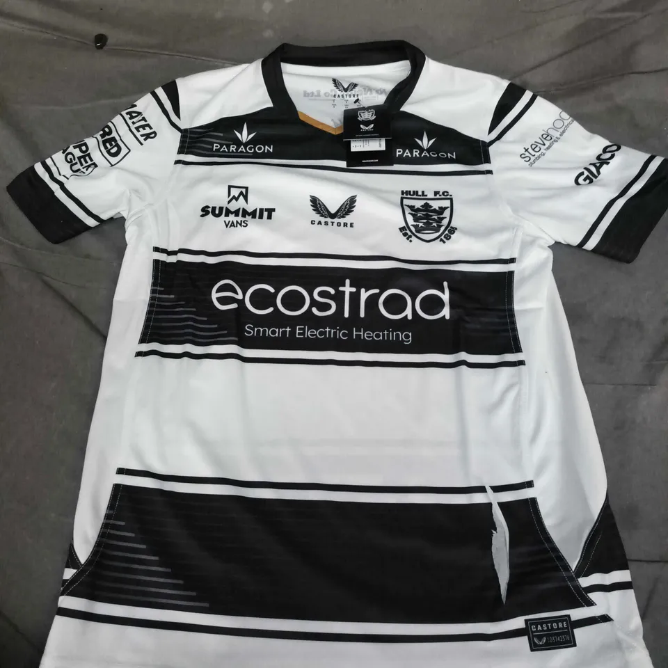 CASTORE HULL FC HOME REPLICA JERSEY - SMALL