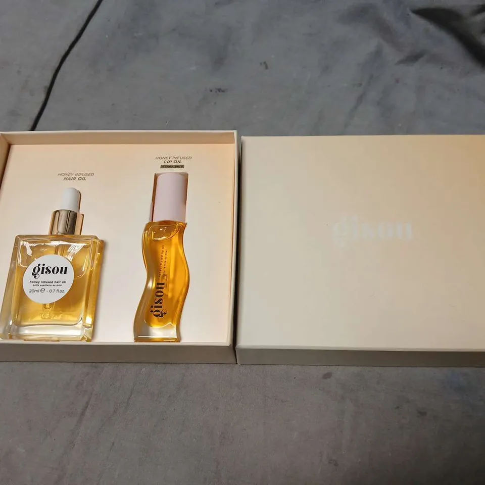 GISOU HONEY INFUSED HAIR OIL & LIP OIL SET – BOXED
