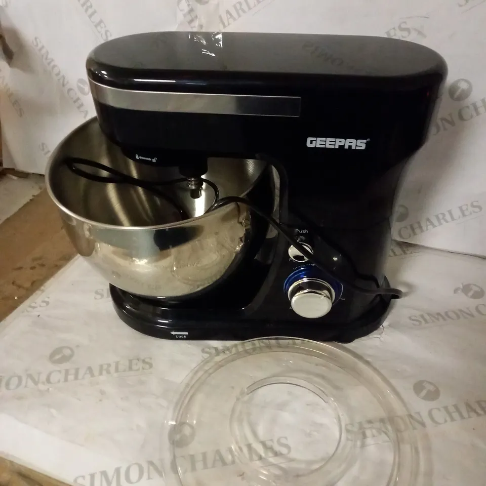GEEPAS STAND MIXER, 1000W TILT-HEAD FOOD MIXER 