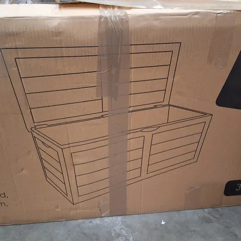 BOXED NEO GARDEN 320L BLACK OUTDOOR STORAGE BOX (1 BOX)