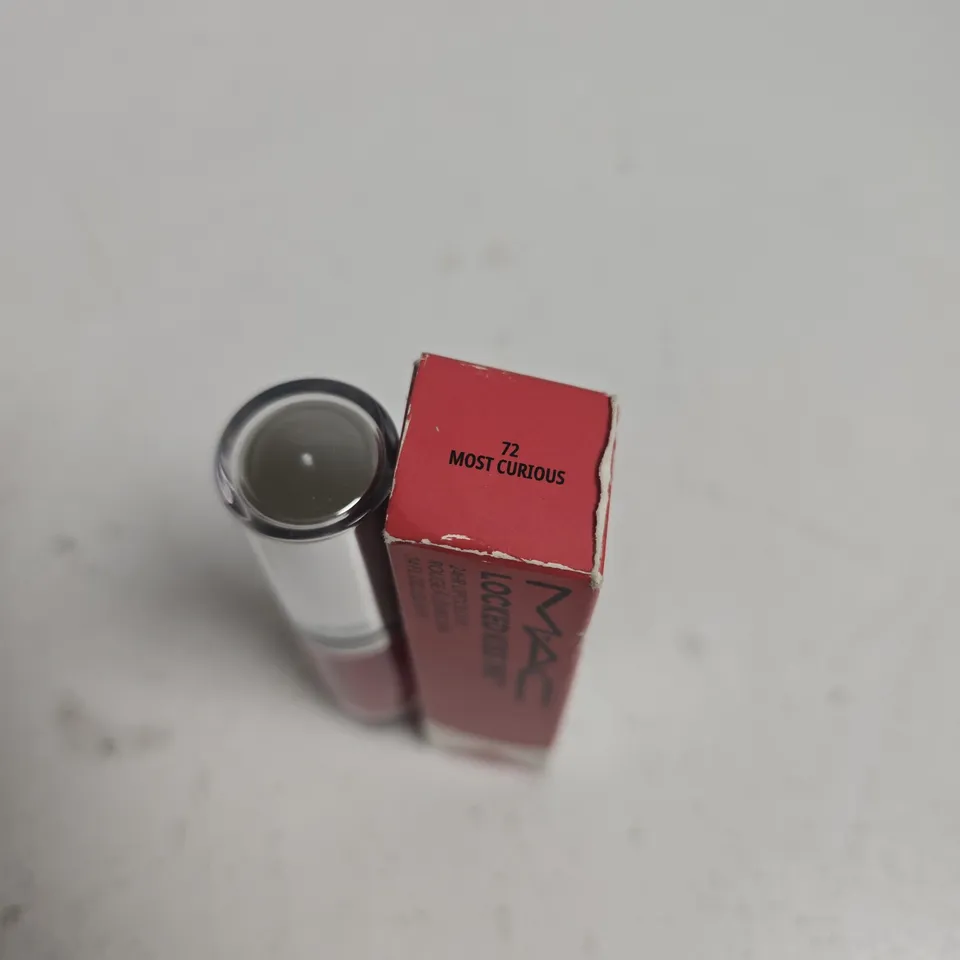 BOXED MAC LOCKED KISS INK LIP COLOUR – MOST CURIOUS (72) (4ML)