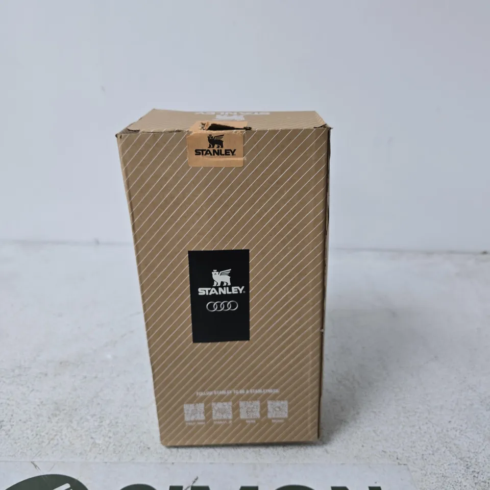 STANLEY FLOWSTATE TUMBLER WITH AUDI BRANDING – AUDI EDITION (BLACK STAINLESS) - 40OZ