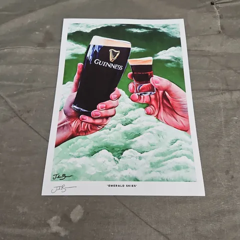 JORDAN BREEN "EMERALD SKIES" ART PRINT