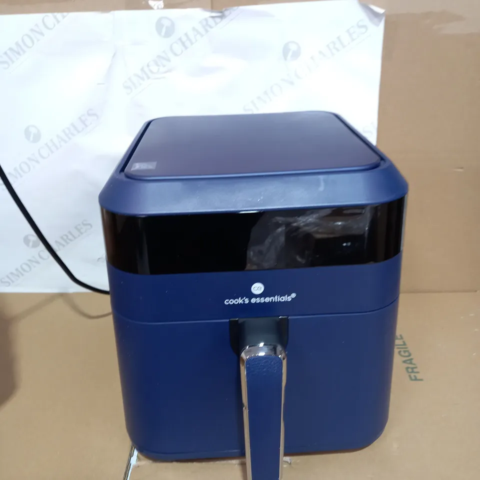 BOXED COOK'S ESSENTIALS 5.8L AIR FRYER NAVY