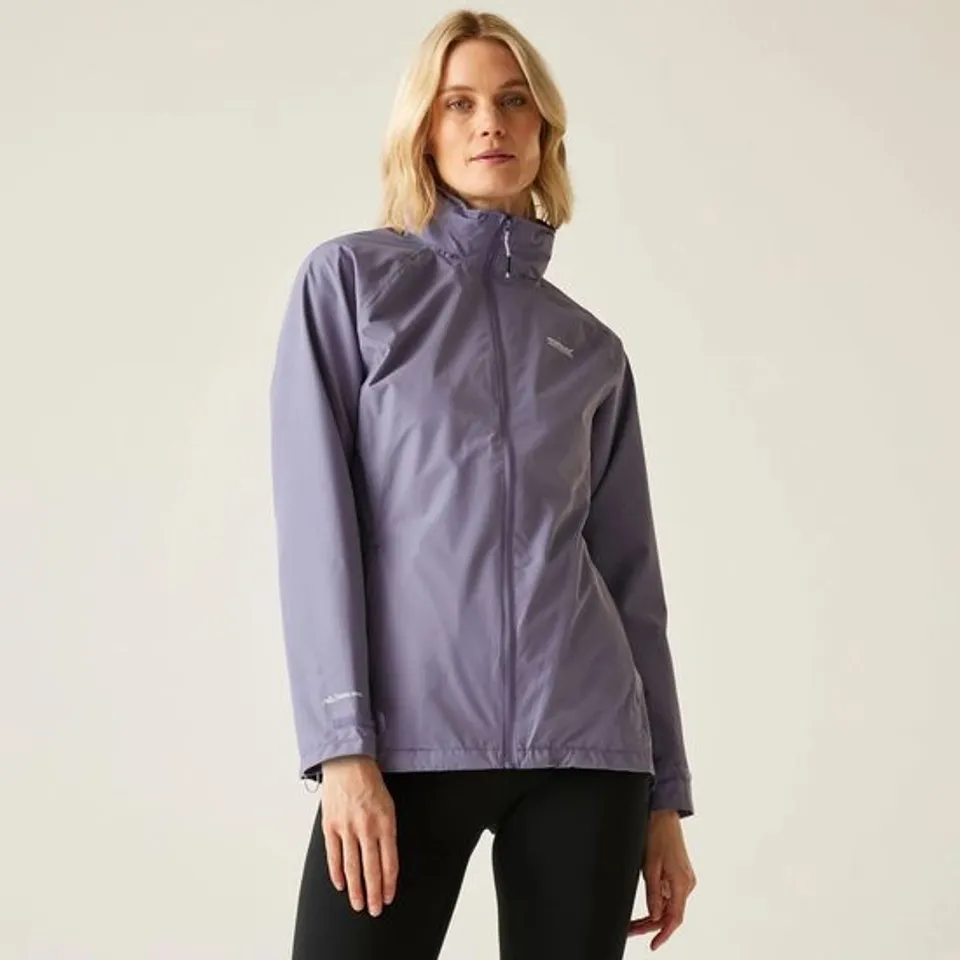 BRAND NEW REGATTA WOMEN'S DAYSHA II WATERPROOF JACKET IN PURPLE SAGE - UK 10