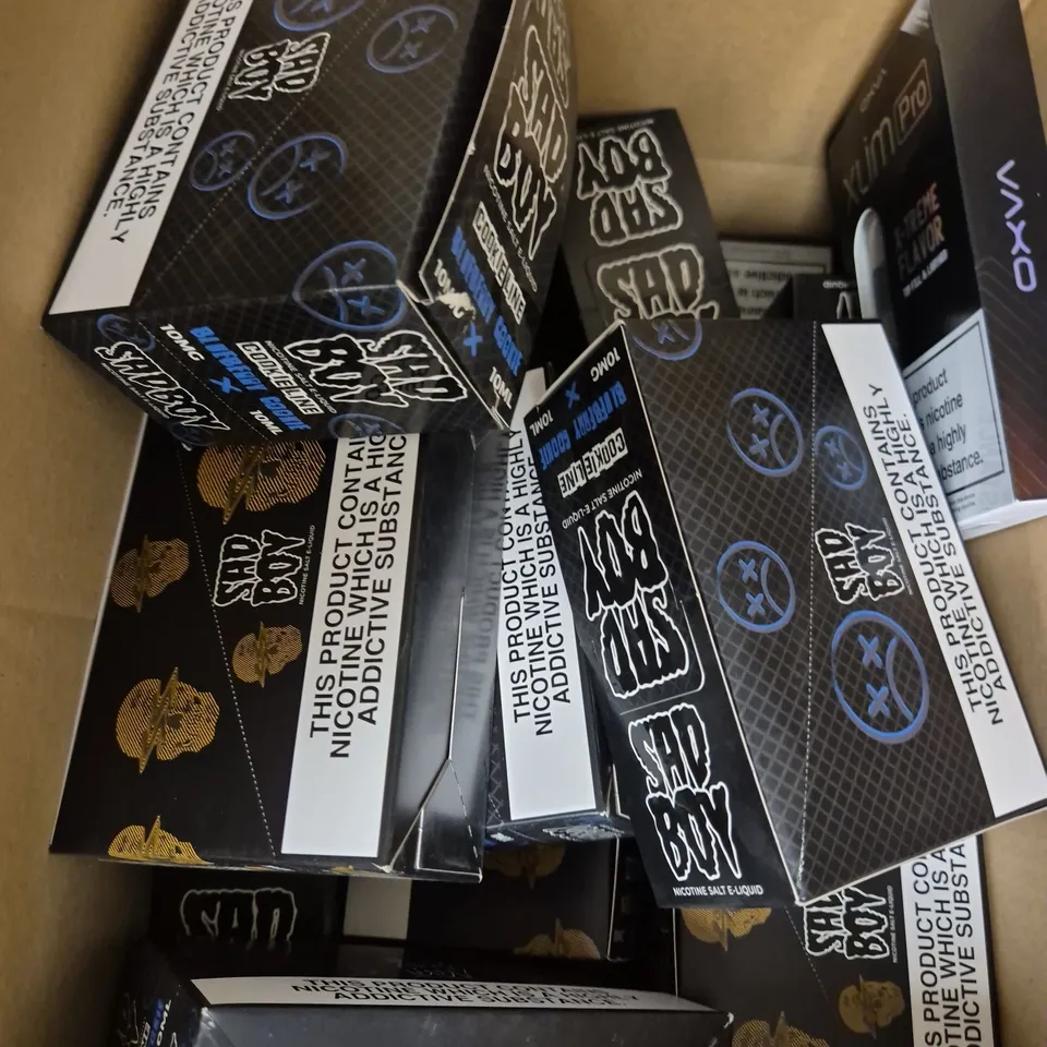 APPROXIMATELY 12 SAD BOY E-LIQUID MULTIPACKS