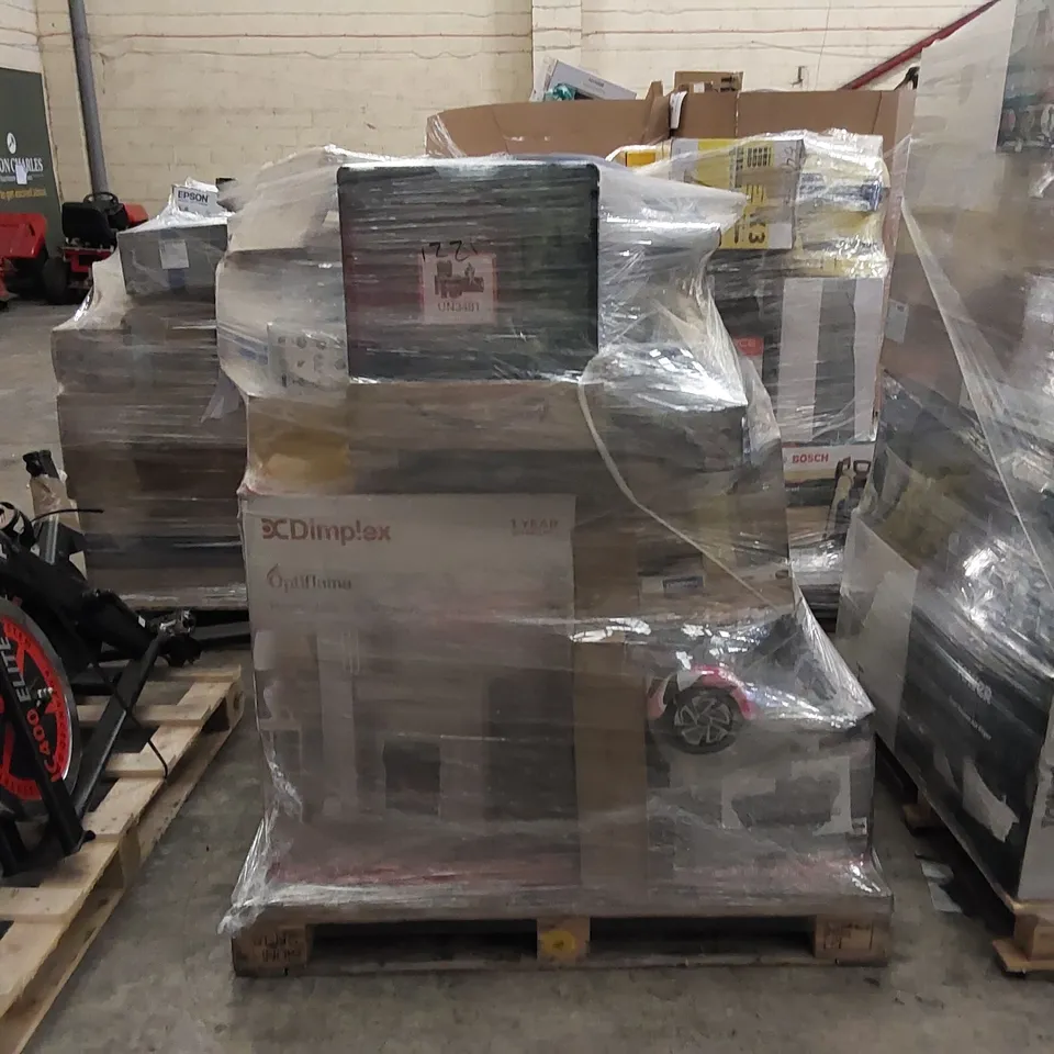 PALLET OF APPROXIMATELY 48 UNPROCESSED RAW RETURN HOUSEHOLD AND ELECTRICAL GOODS TO INCLUDE;
