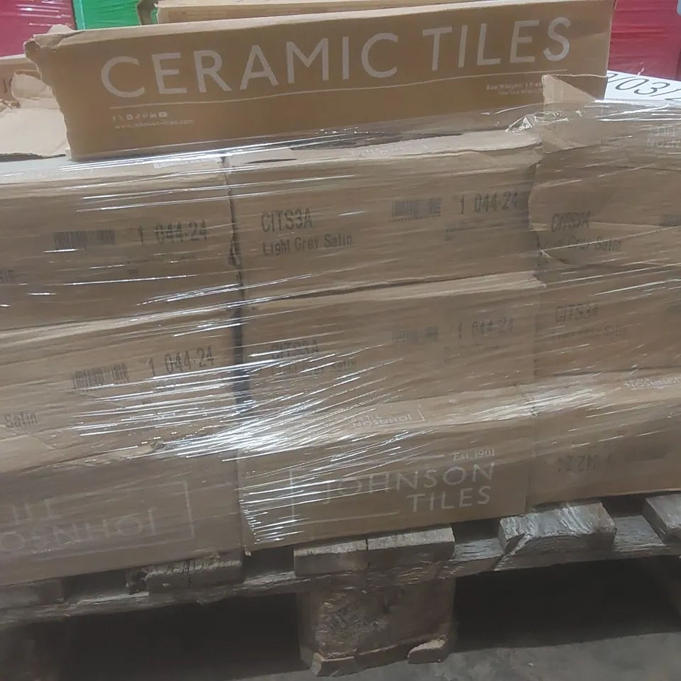 PALLET TO CONTAIN A LARGE ASSORTMENT OF JOHNSON TILES