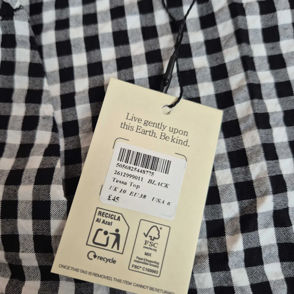 NOBODY'S CHILD TESSA TOP – UK 10 (EU 38, US 6)