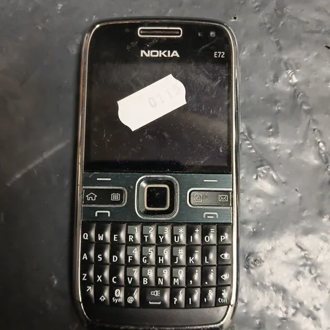 NOKIA E72 SMARTPHONE – BLACK WITH QWERTY KEYBOARD