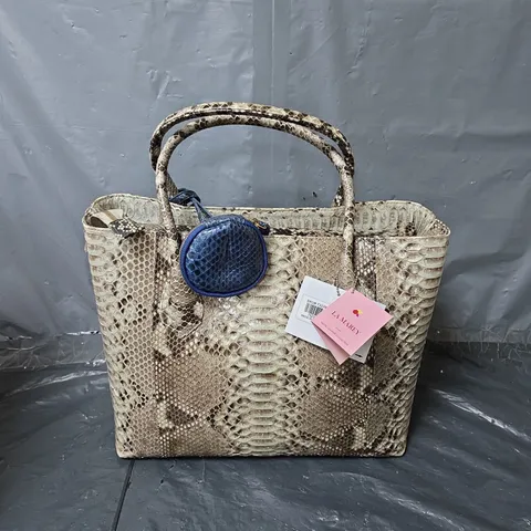 BOXED LA MAREY LONDON LARGE HANDBAG 