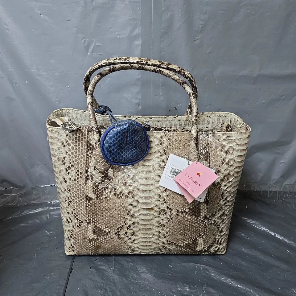 BOXED LA MAREY LONDON LARGE HANDBAG 