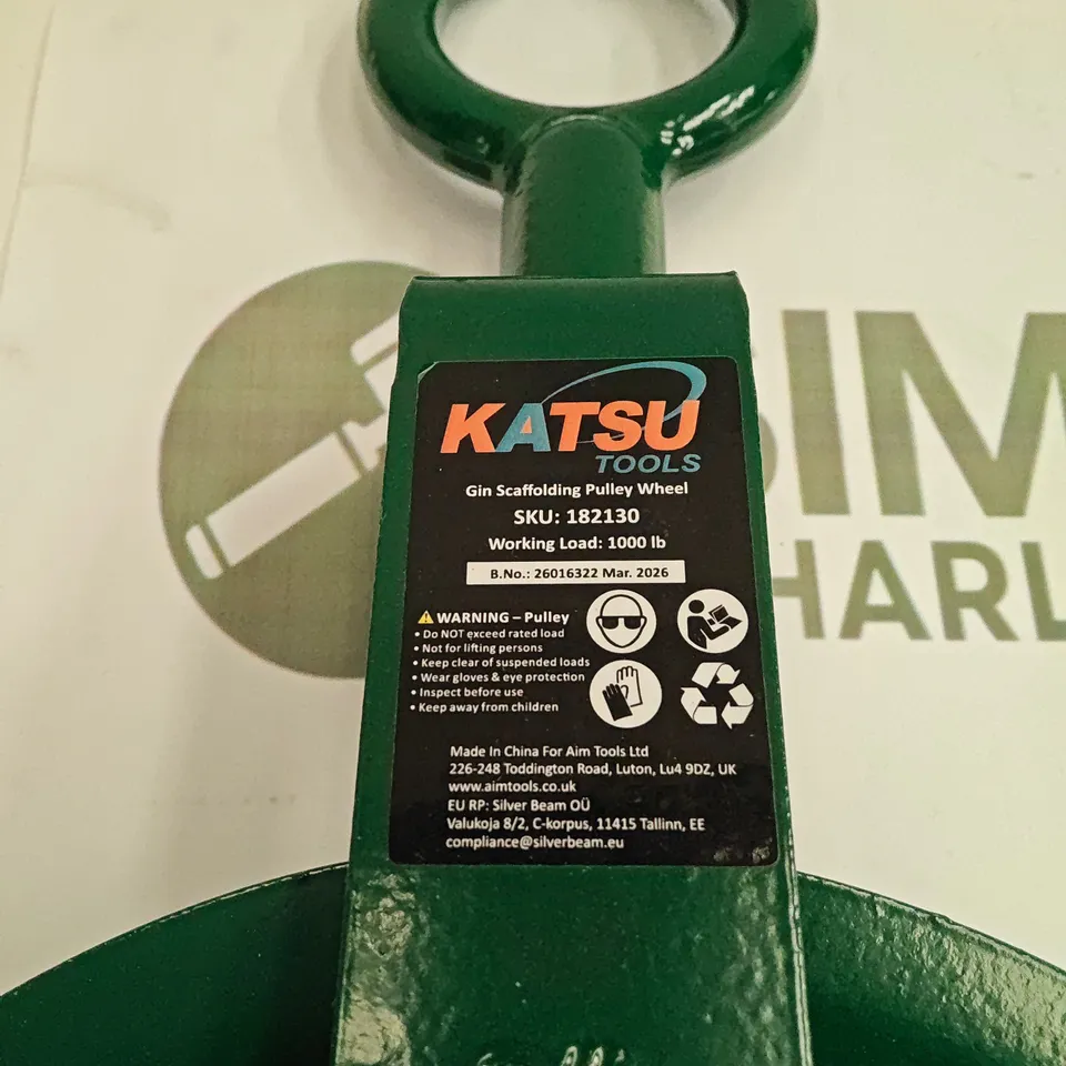 KATSU TOOLS GIN SCAFFOLDING PULLEY WHEEL- 182130
