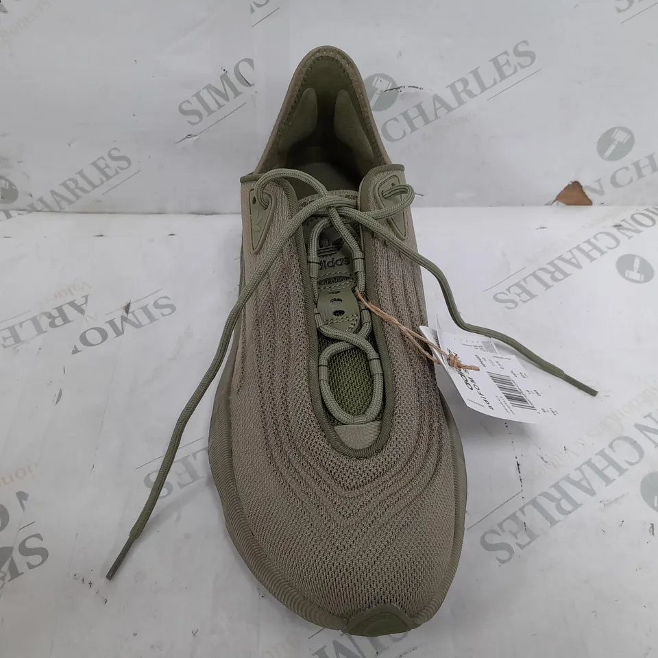 PAIR OF ADIDAS ADIFOM LACE UP TRAINERS IN FOREST GREEN - UK 10