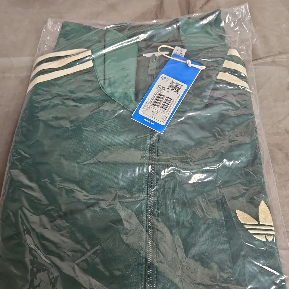 ADIDAS FIREBIRD TT TRACK JACKET– DARK GREEN (SIZE M)