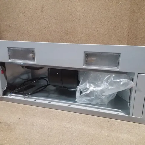 BOXED SMEG KSG70E 73 CM UNIVERSAL CANOPY COOKER HOOD, SILVER