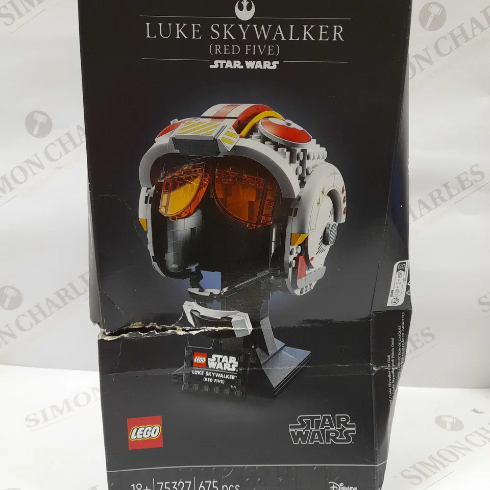 LEGO STAR WARS LUKE SKYWALKER RED 5 HELMET SET 75327 RRP £54.99