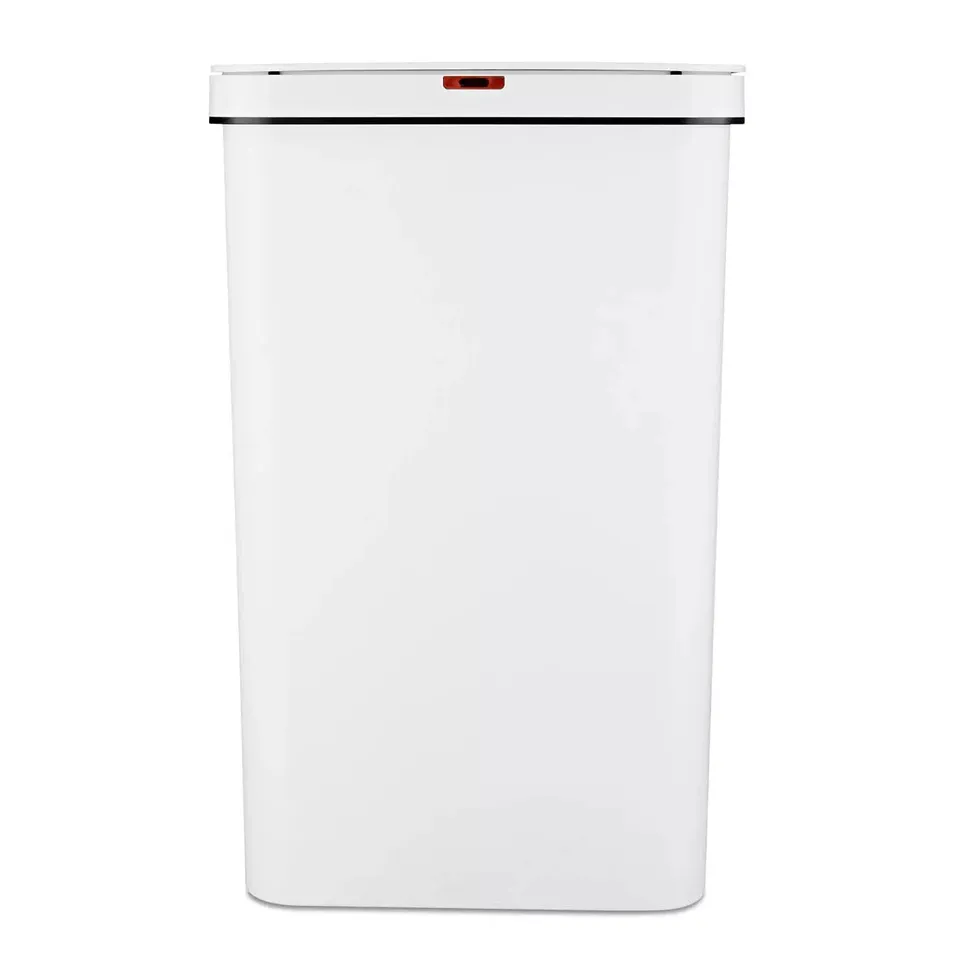 BOXED TOWER 50 LITRE SENSOR BIN - WHITE (1 BOX)