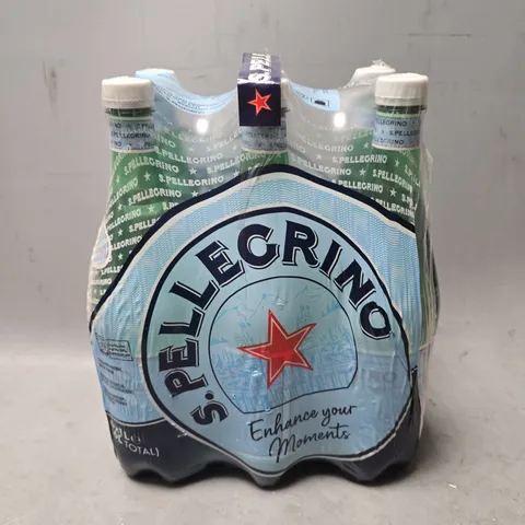 SAN PELLEGRINO SPARKLING NATURAL MINERAL WATER 6X1L