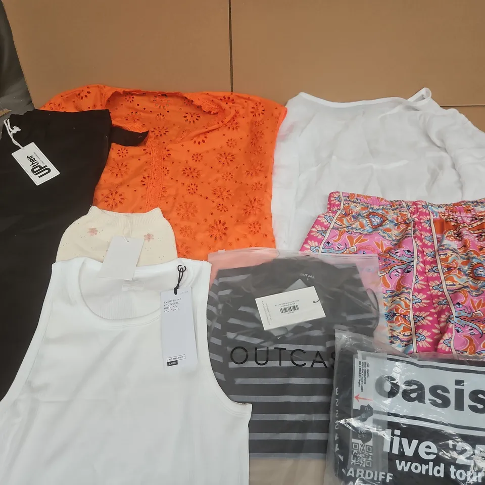 LARGE QUANTITY OF ASSORTED CLOTHING ITEMS TO INCLUDE LNDR, ZARA AND SHEIN