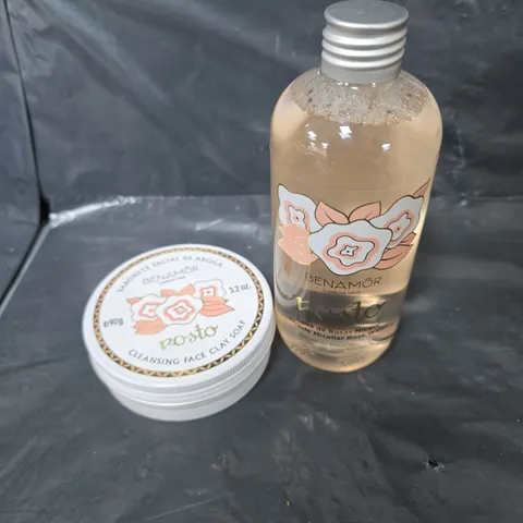 BENAMOR ROSTO BEAUTY SET TO INCLUDE FACE CLAY SOAP & MICELLAR WATER 