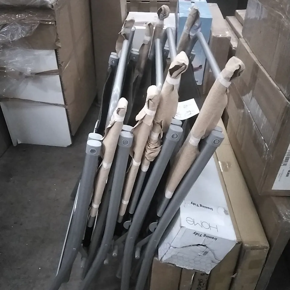 ARGOS HOME PACIFIC FIXED-POSITION GARDEN CHAIR - GREY (SET OF 4)