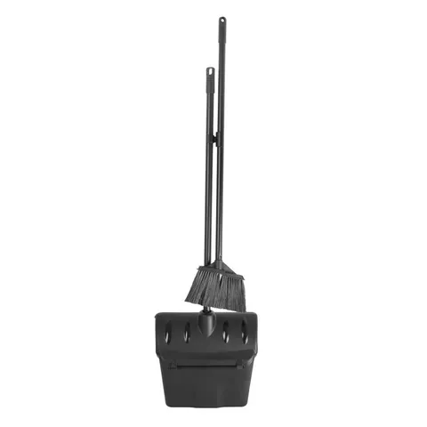BOXED JANTEX LOBBY DUSTPAN AND BROOM SET