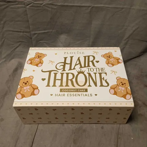 PLOUISE HAIR TO THE THRONE COCONUT CAKE GIFT SET. BOXED