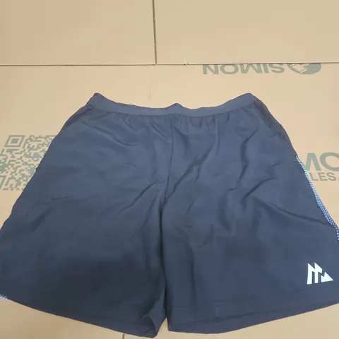 MONTIREX NAVY BLUE TRACK SHORTS SIZE L