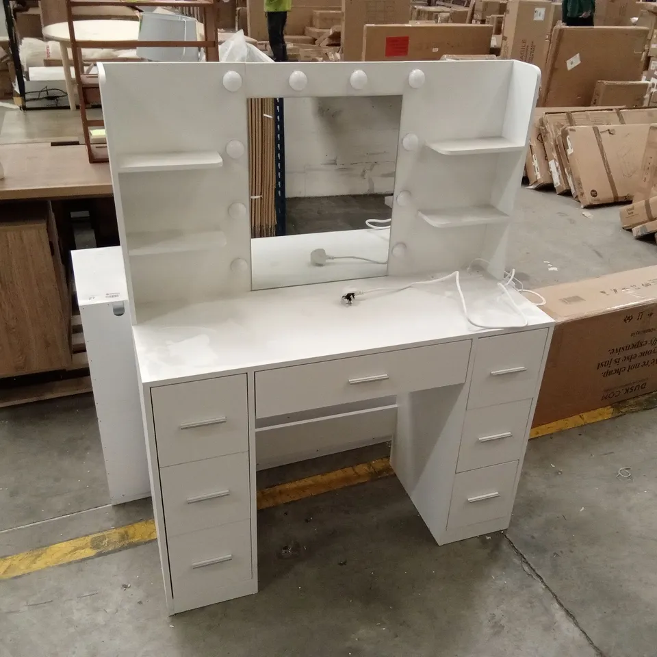 110cm DRESSING TABLE - WHITE