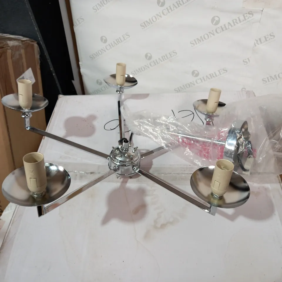 BOXED NEPAL 5LT SEMI FLUSH - POLISHED CHROME EFFECT