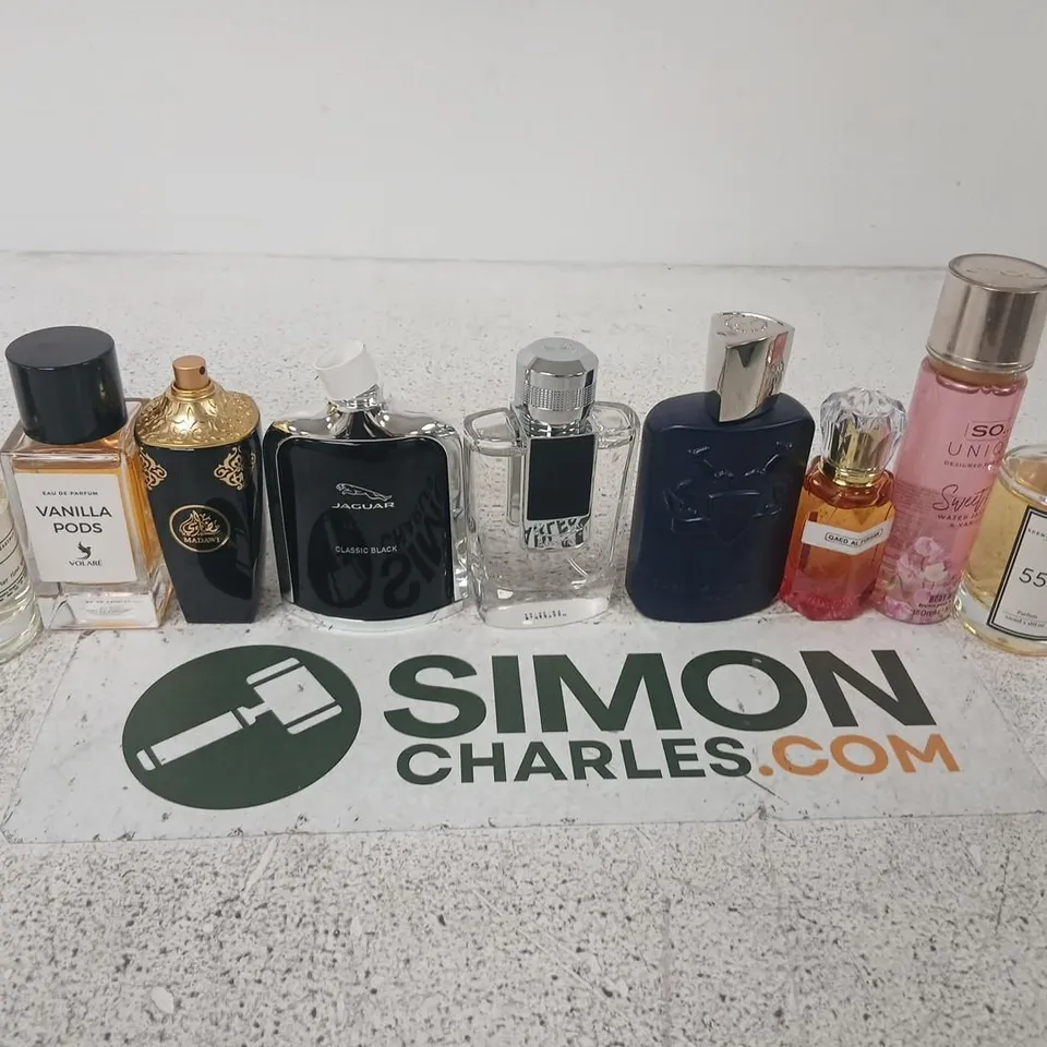 APPROXIMATELY 19 ASSORTED UNBOXED FRAGRANCES TO INCLUDE; SO...., JAGUAR, VOLARE, THE SCENT RESERVE, MADAWI AND SANTAL