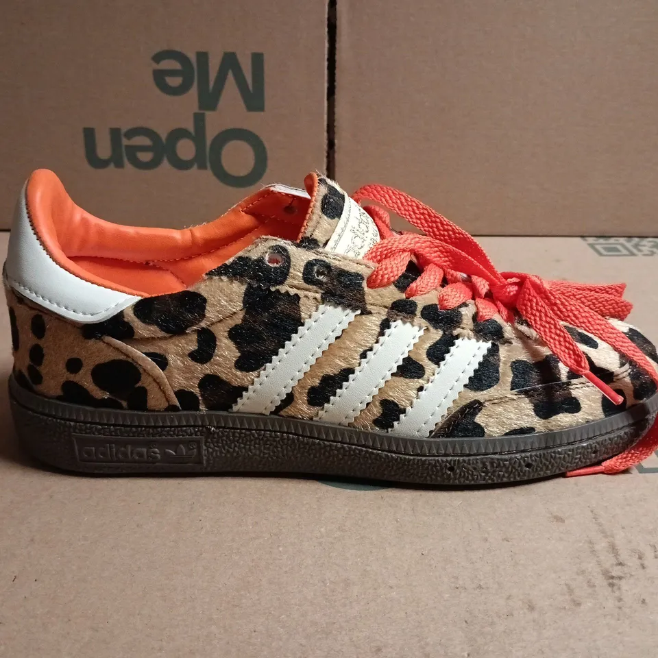 ADIDAS SPEZIALS ANIMAL PRINT TRAINERS - UK 4.5