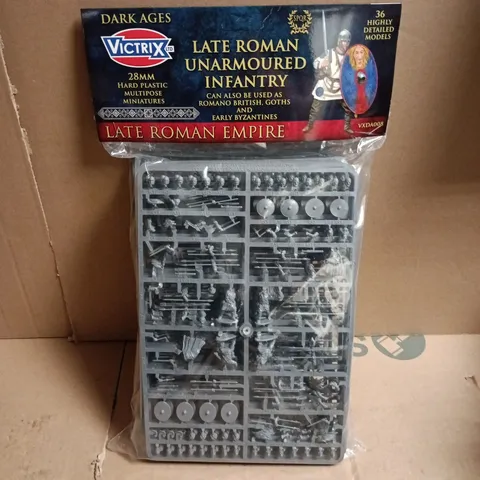 Victrix Late Roman Unarmoured Infantry 28mm Plastic Miniatures β 36 Models