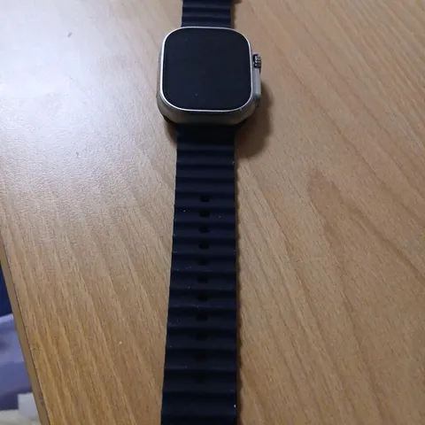 WATCH ULTRA 49MM TITANIUM & CERAMIC CASE – BLACK STRAP