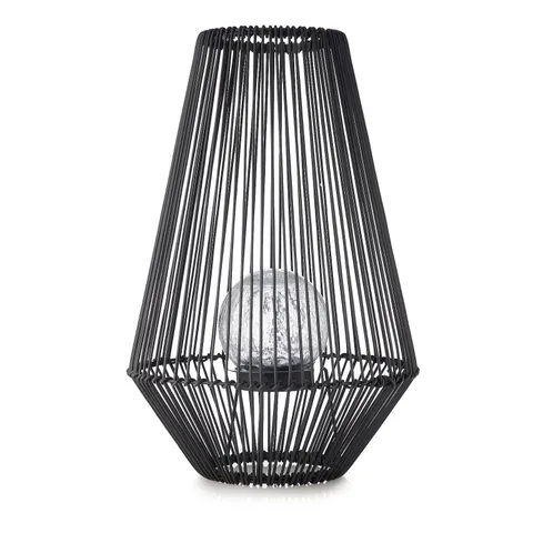 MY GARDEN STORIES 46CM BLACK WIRE GLOBE LANTERN
