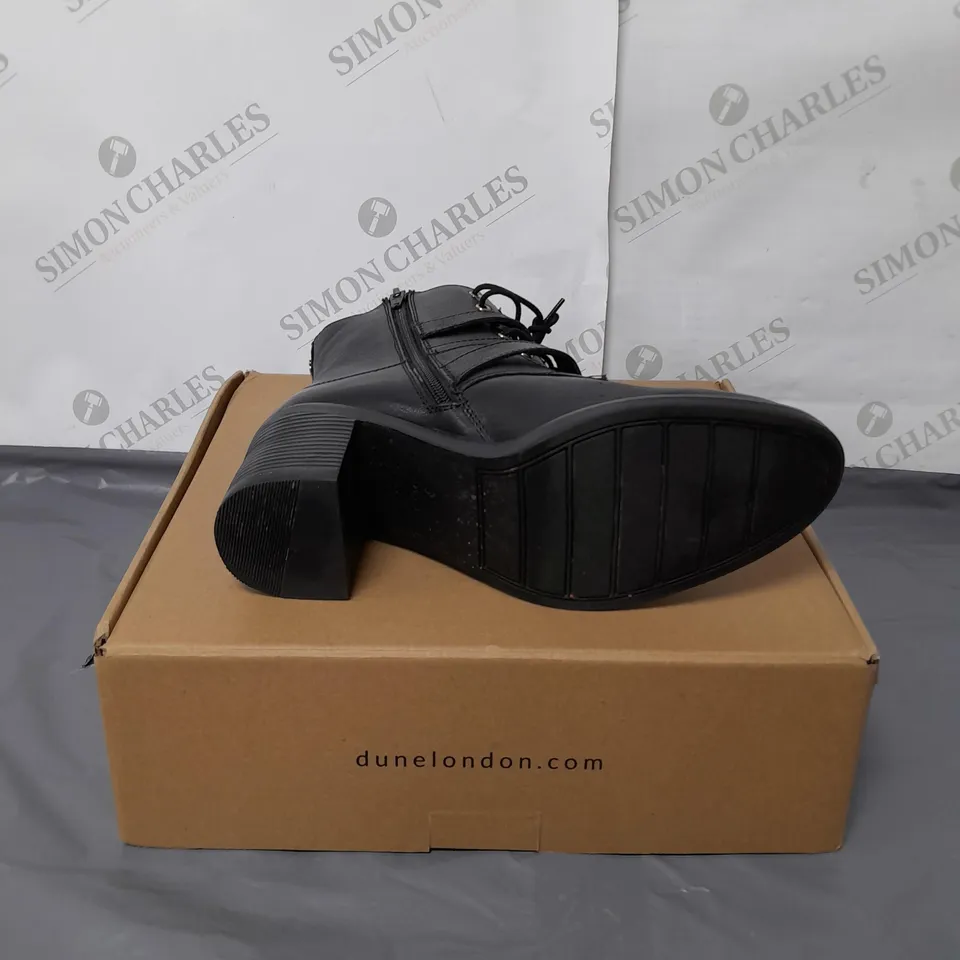 DUNE LONDON LADIES BLACK BOOTS SIZE 7