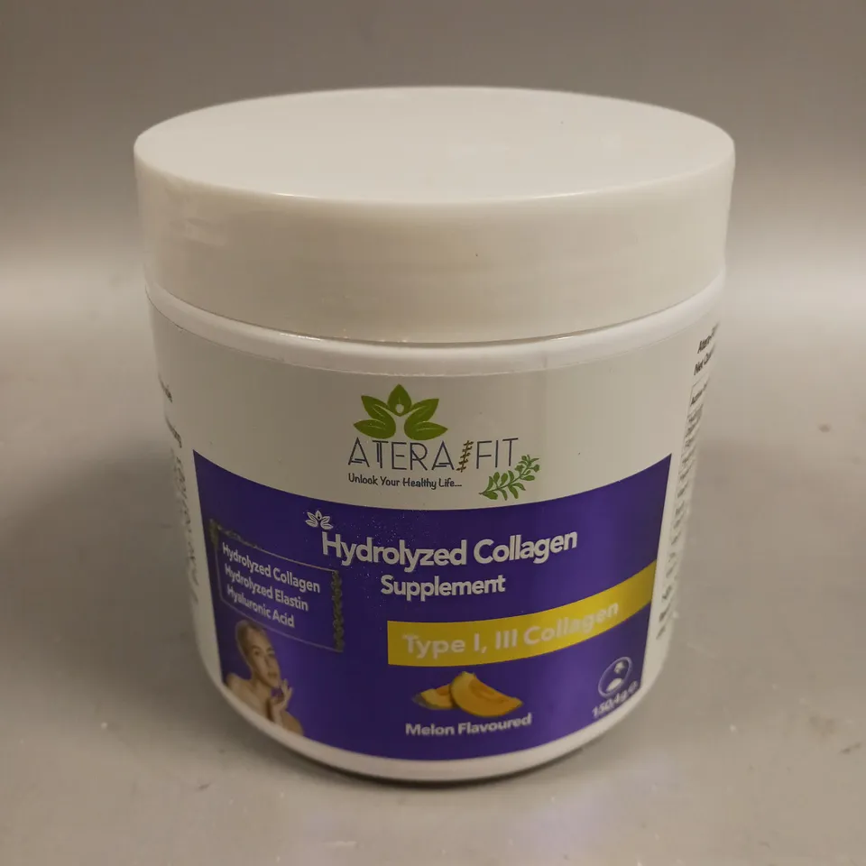 SEALED ATERA FIT HYDROLYSED COLLAGEN SUPPLEMENT - MELON 150G 