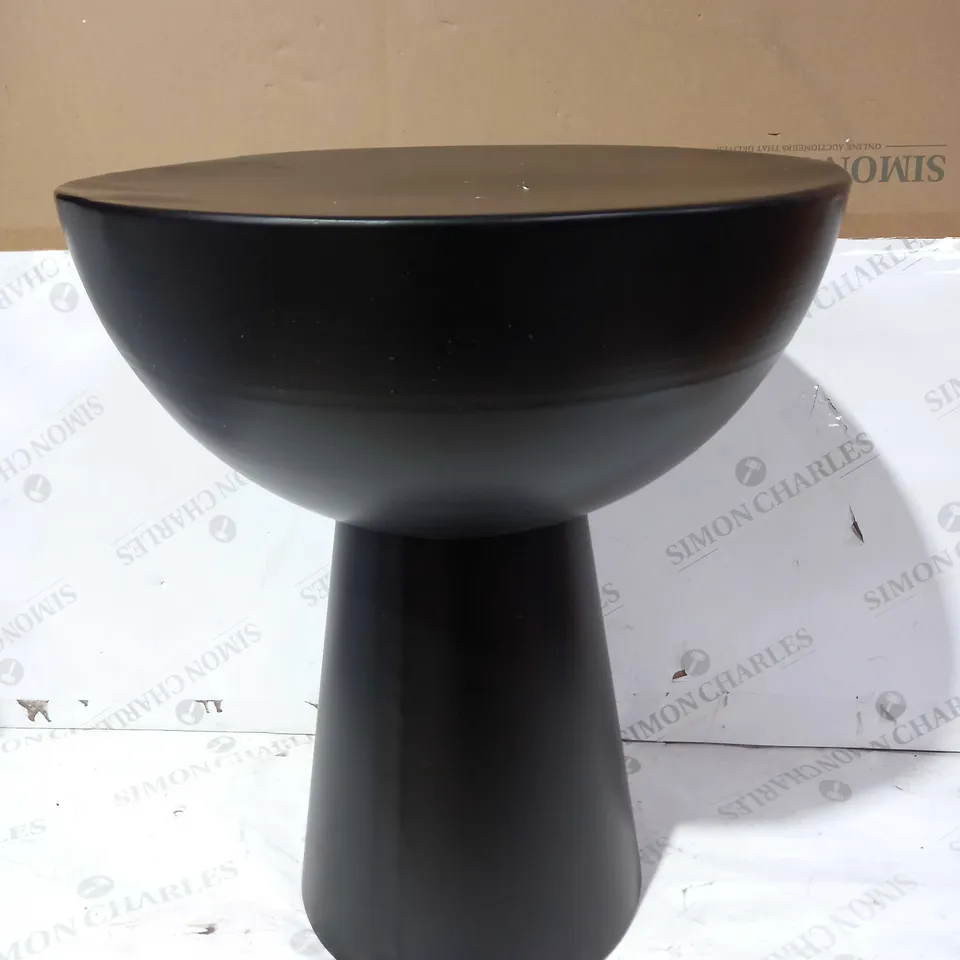 K BY KELLY HOPPEN BLACK IRON ROUND SIDE TABLE