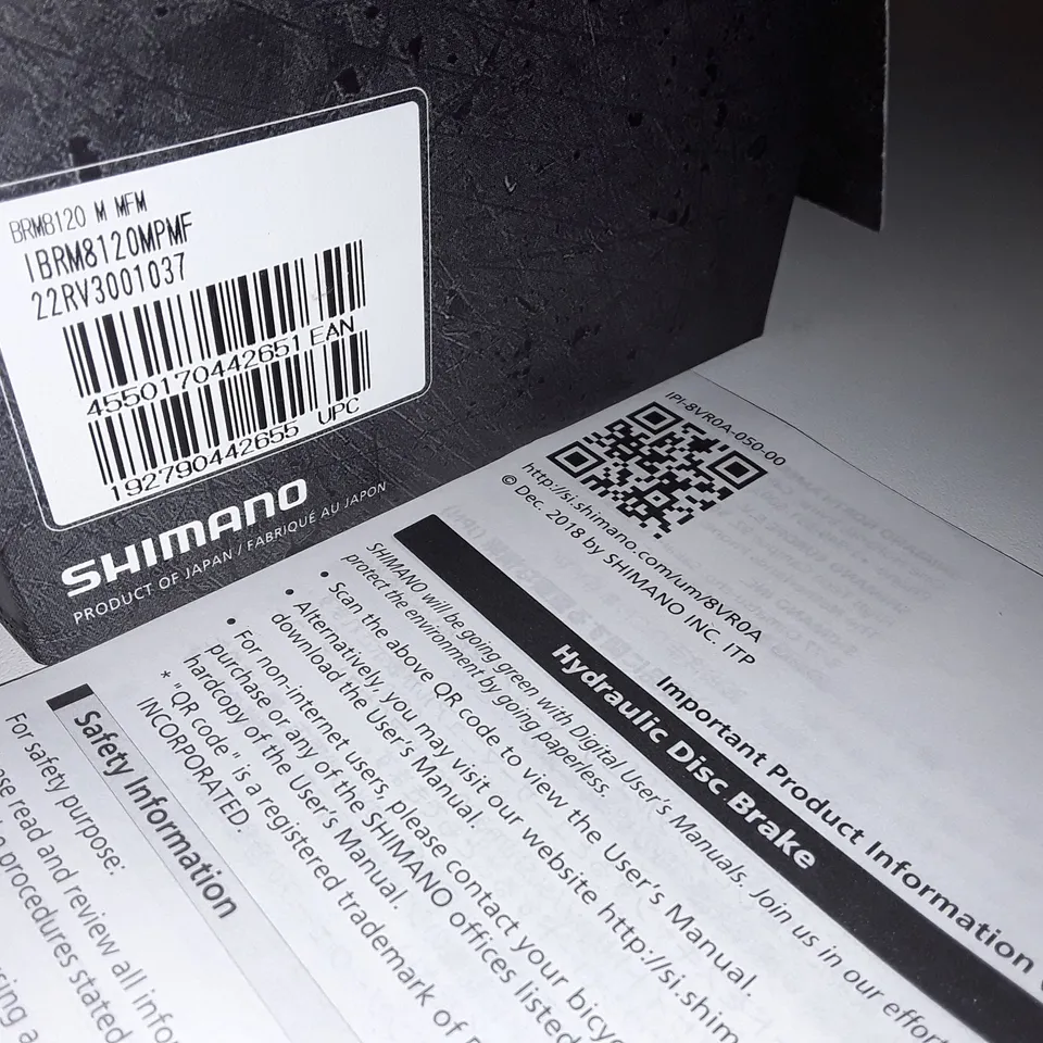 BOXED SHIMANO DEORE XT DISC BRAKE BIKE COMPONENT 