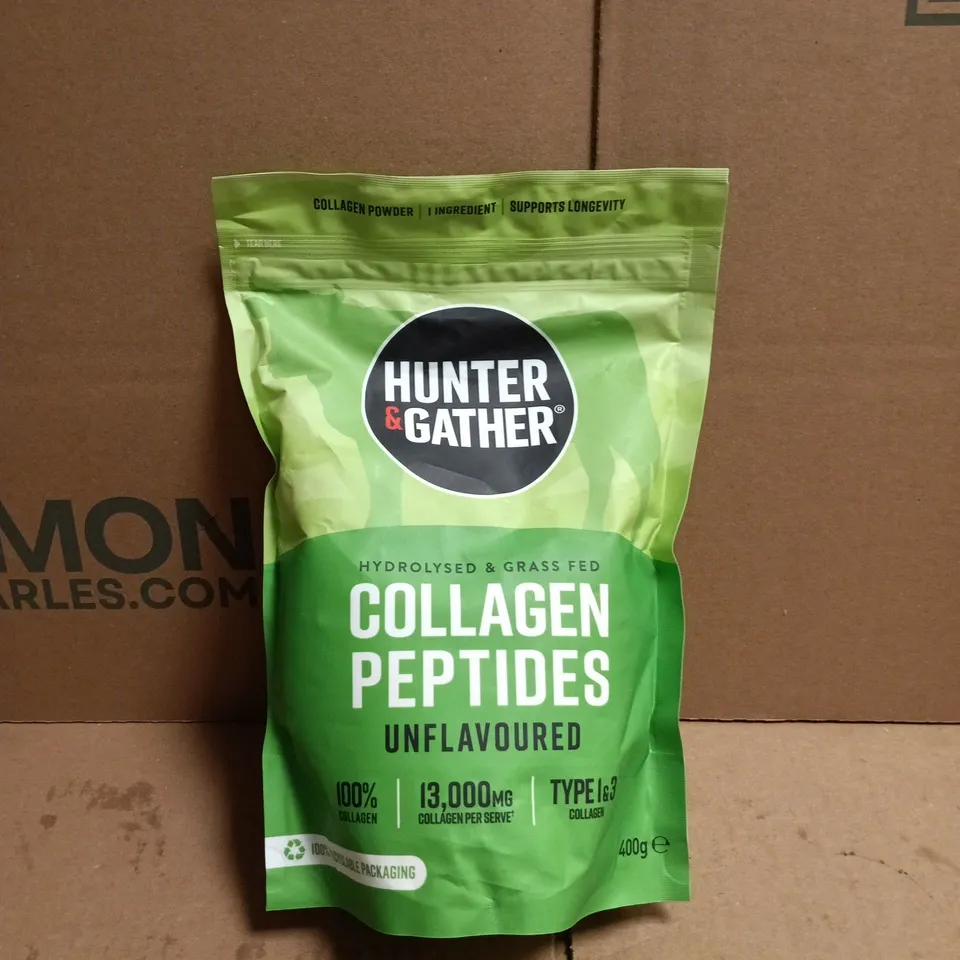 HUNTER AND GATHER COLLAGEN PEPTIDES UNFLAVOURED 400G