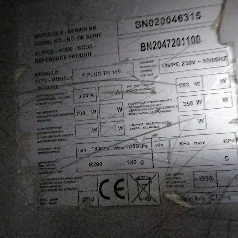 POLARIS F.PLUS TN 140 DOUBLE DOOR FRIDGE