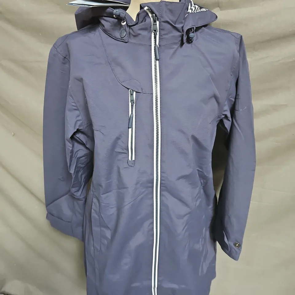 SEASALT CORNWALL RAIN COVERACK COAT IN MIDNIGHT SIZE 16