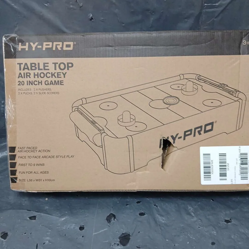 BOXED HY-PRO 20" TABLETOP AIR HOCKEY