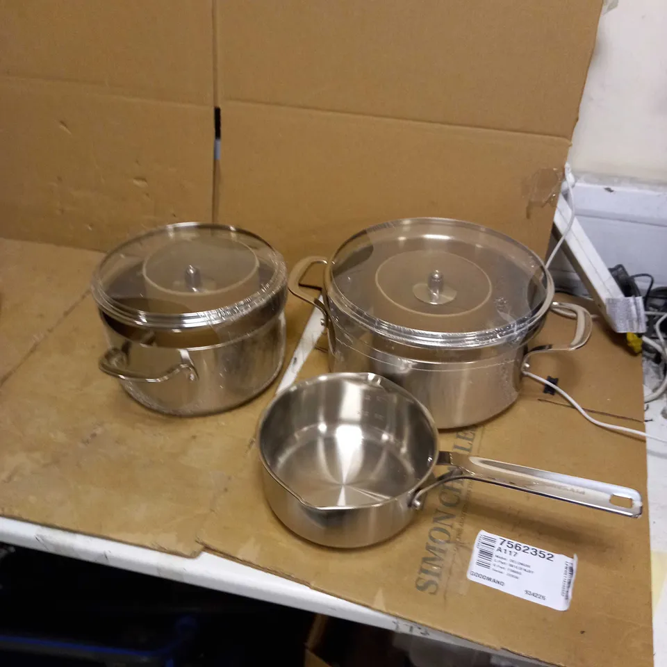 KITCHENAID, STAINLESS STEEL NON-STICK COOKWARE SET 